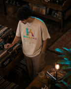 Oversized faded T-shirt Logo #1 | HIGHENDNJ