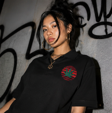 Ganja Leaf Polo | HIGHENDNJ