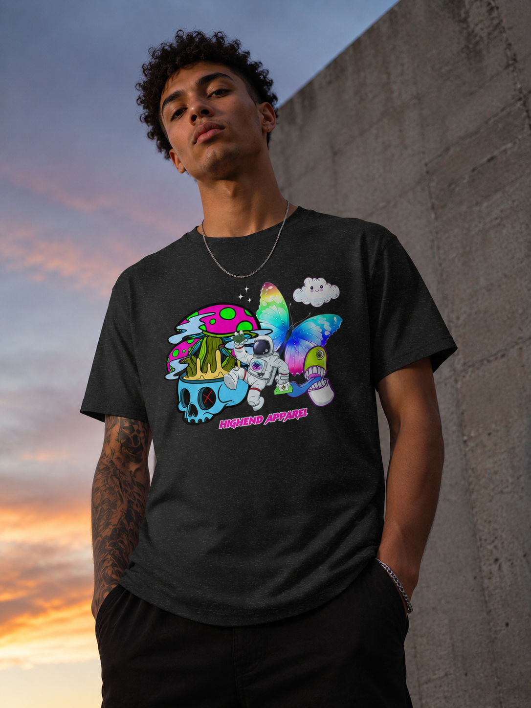 Ganja In Space TShirt | HIGHENDNJ